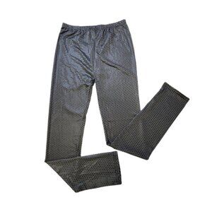𝅺METALLIC Sheen Grey Leggings - Petite